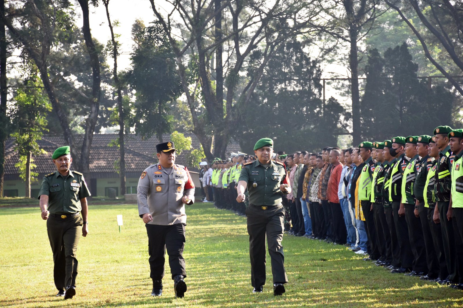 Dandim 0717/Grobogan Pimpin Gelar Pasukan di Yonmek 411/Raider Kostrad